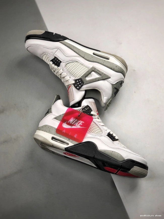 Cement White (nike) Jordan OG 840606-192 Air 4 0801